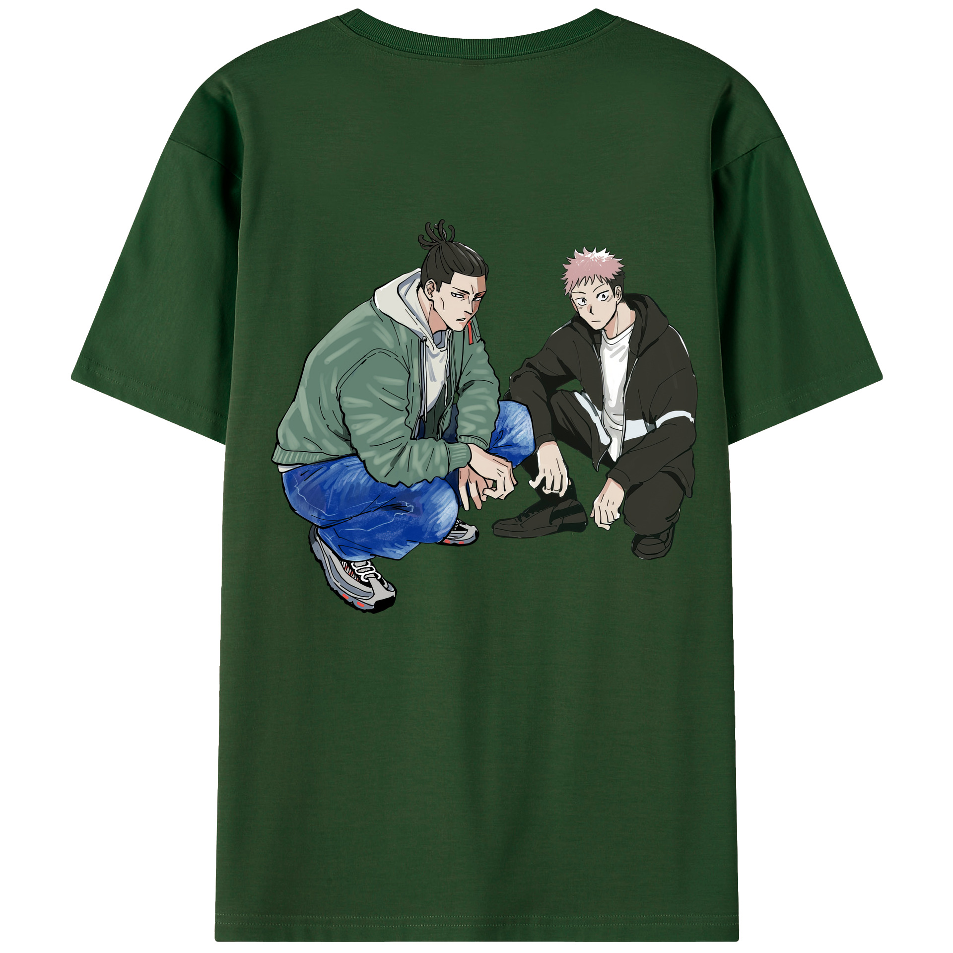 （画像用） 呪術廻戦 Jujutsu Kaisen 綿100％半袖Tシャツ（背面プリント）